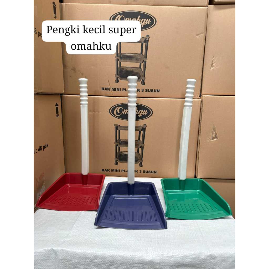 serokan sampah plastik serbaguna Pengki Gagang / Pengki Tangan / Serok Sampah