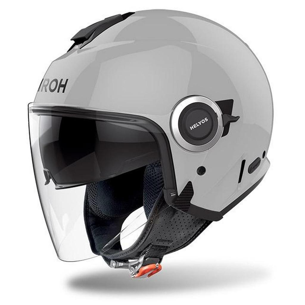 AIROH HELYOS CONCRETE GREY GLOSS HALF FACE ORIGINAL AIROH HALF FACE