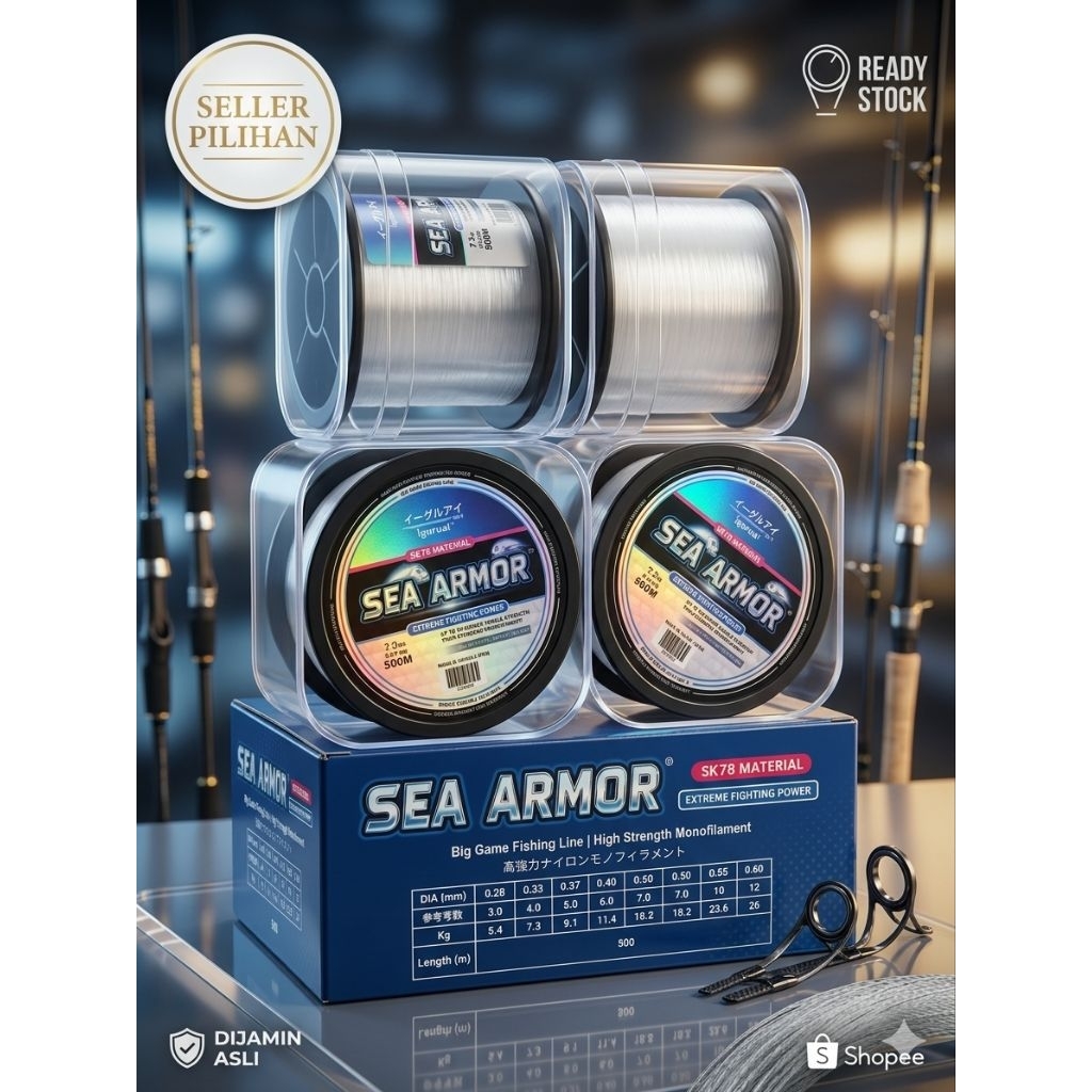 SENAR SEA ARMOR EXTREME FIGHTING POWER IGURUAI  LINE UP 500 M