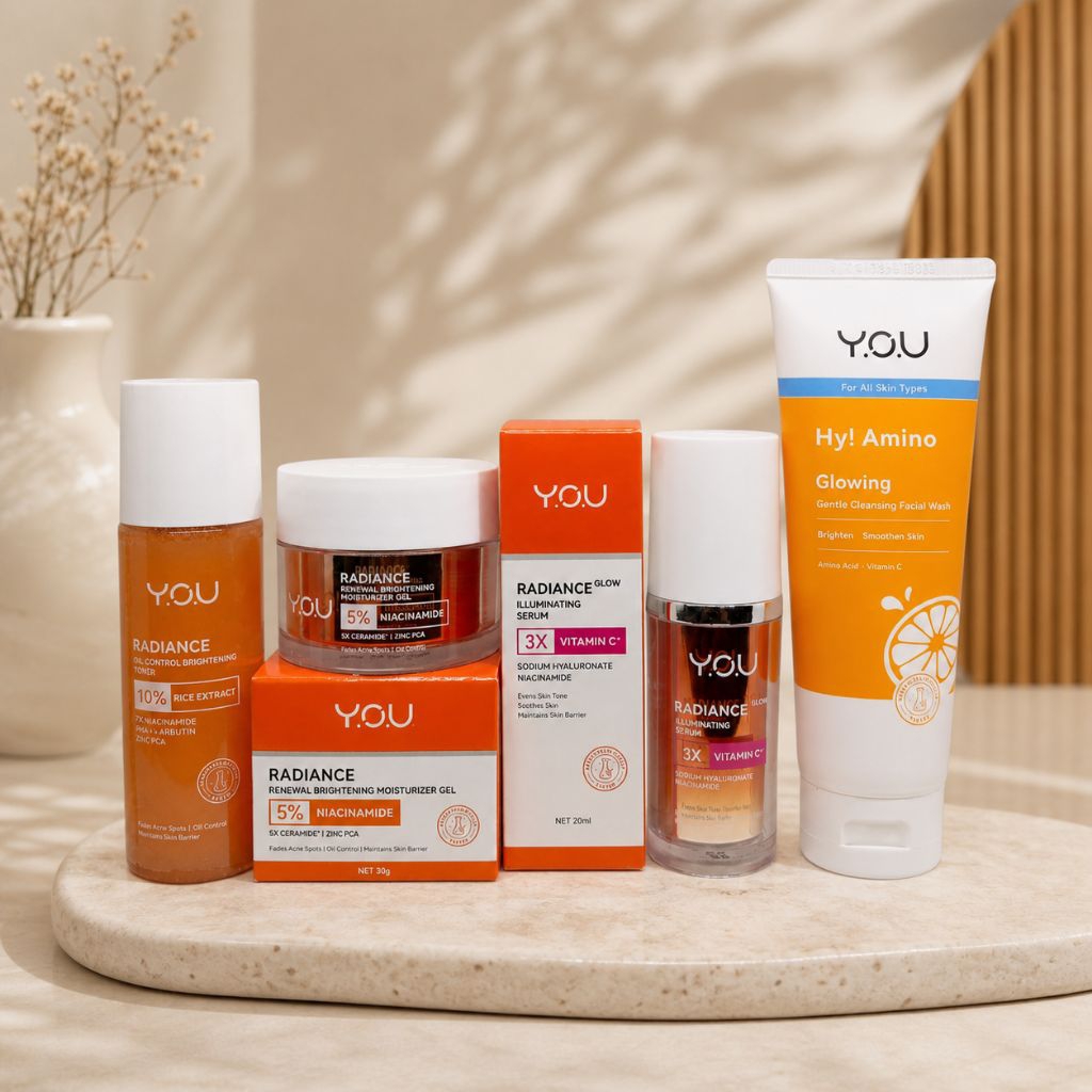 Paket Skincare 4 in 1 Y.O.U Radiance Up! Mencerahkan Kulit Kusam