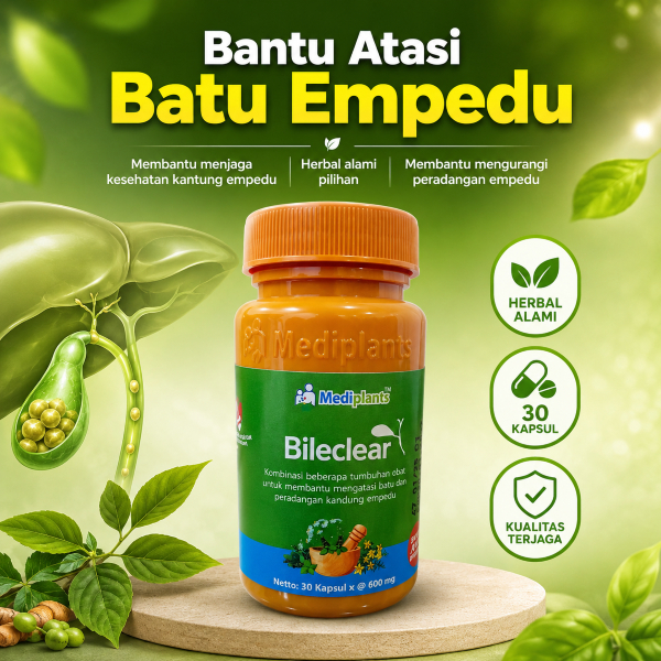 Bileclear Herbal Batu Empedu | Bantu Atasi Batu Empedu & Radang Empedu