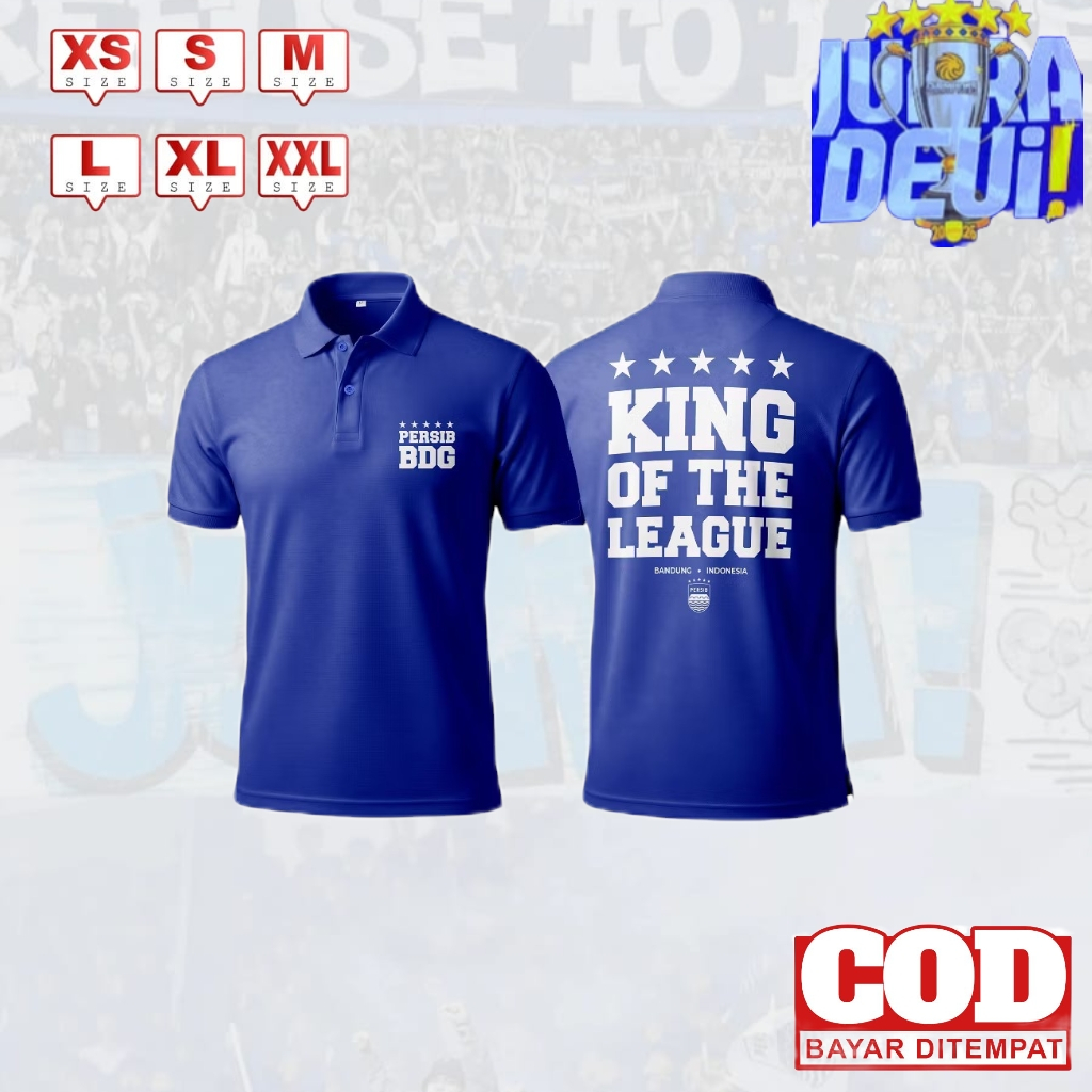 KAOS POLO DEWASA BAJU PRSB (KAOS POLO CHAMPIONS HATTRICK PRSB) BAJU DEWASA