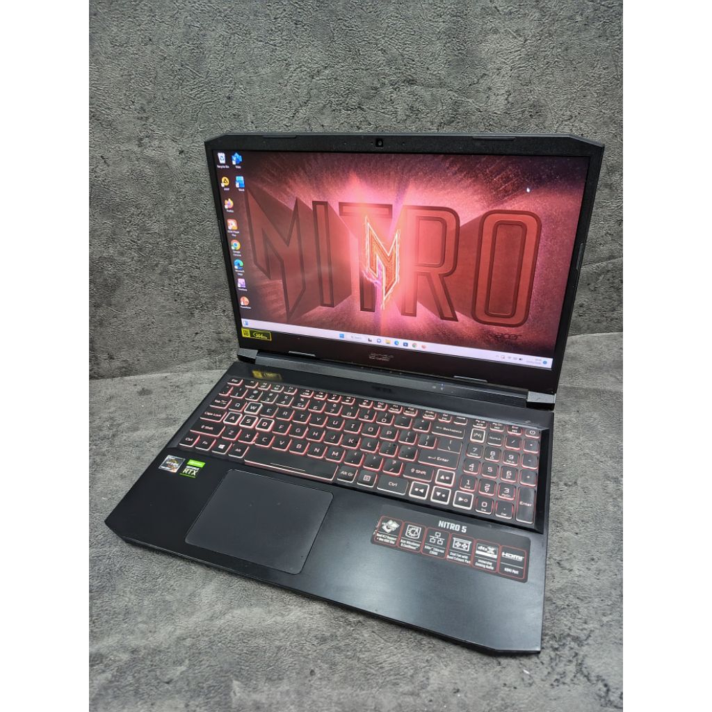 Acer Nitro AN515-45 AMD Ryzen 7 5800H RAM 16GB SSD 512 GB Nvidia RTX 3060 6GB 15"inch FHD IPS – Lapt