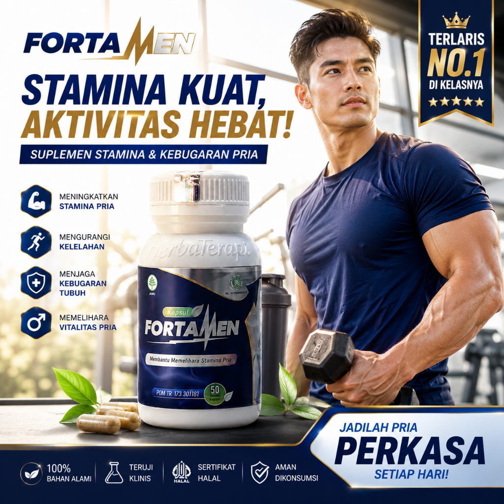 FORTAMEN Original Obat Herbal Kebugaran Pria rekomendate