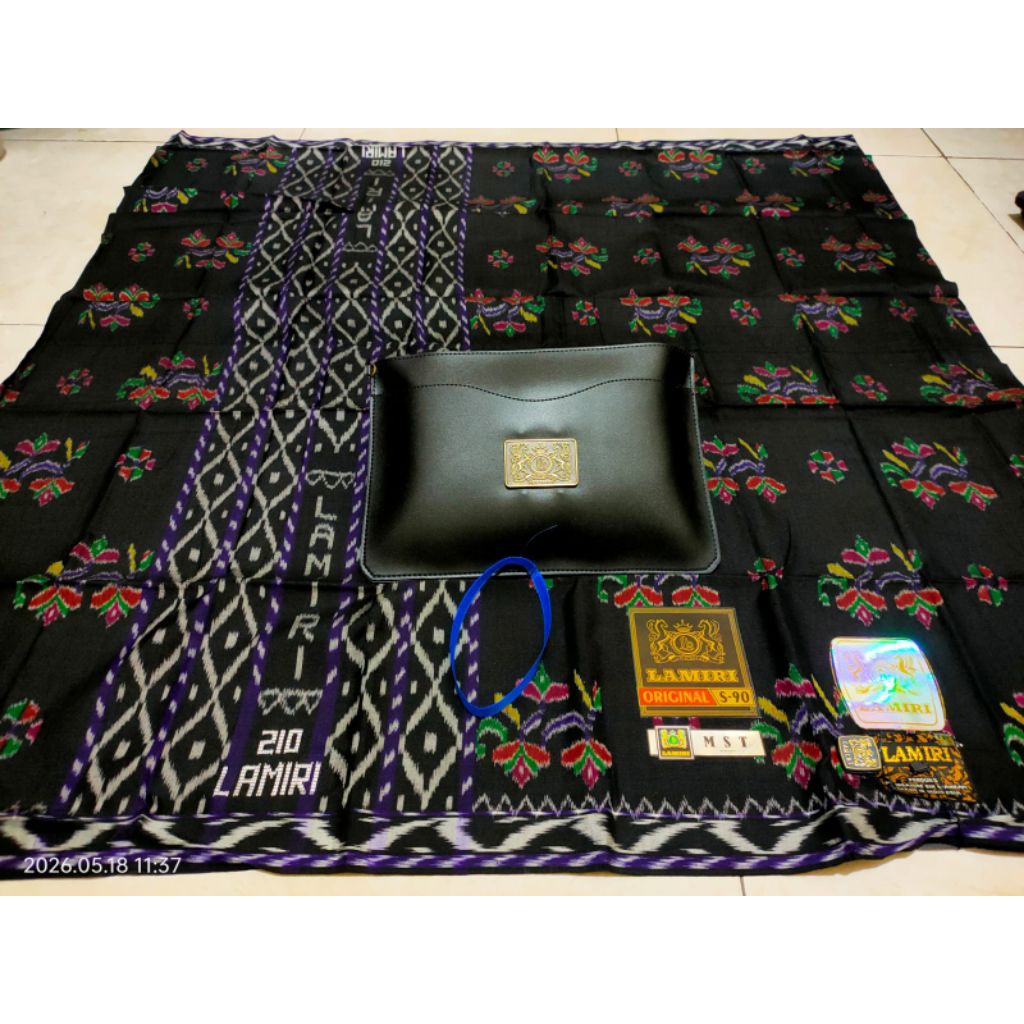 SARUNG LAMIRI MST FULL SUTRA ORIGINAL JAHIT TENGAH