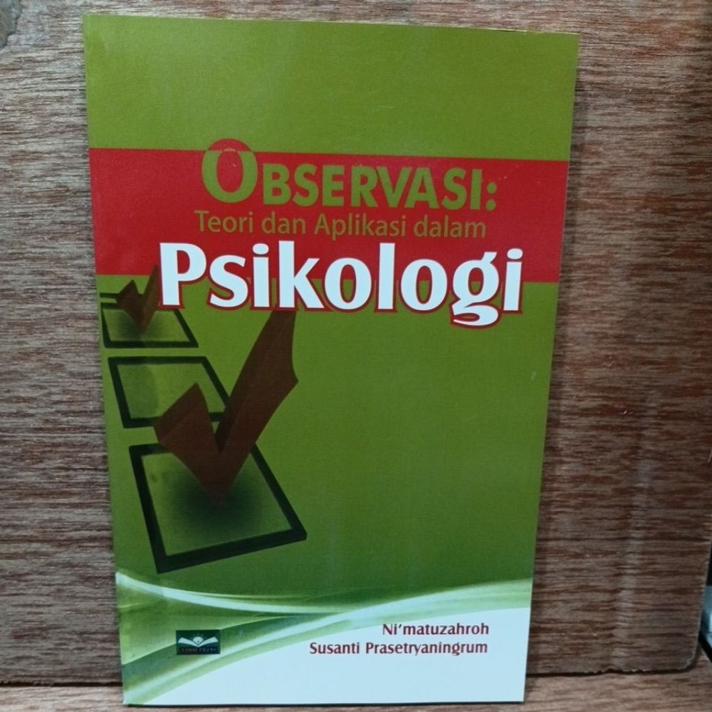 Buku Observasi Teori dan Aplikasi Dalam Psikologi