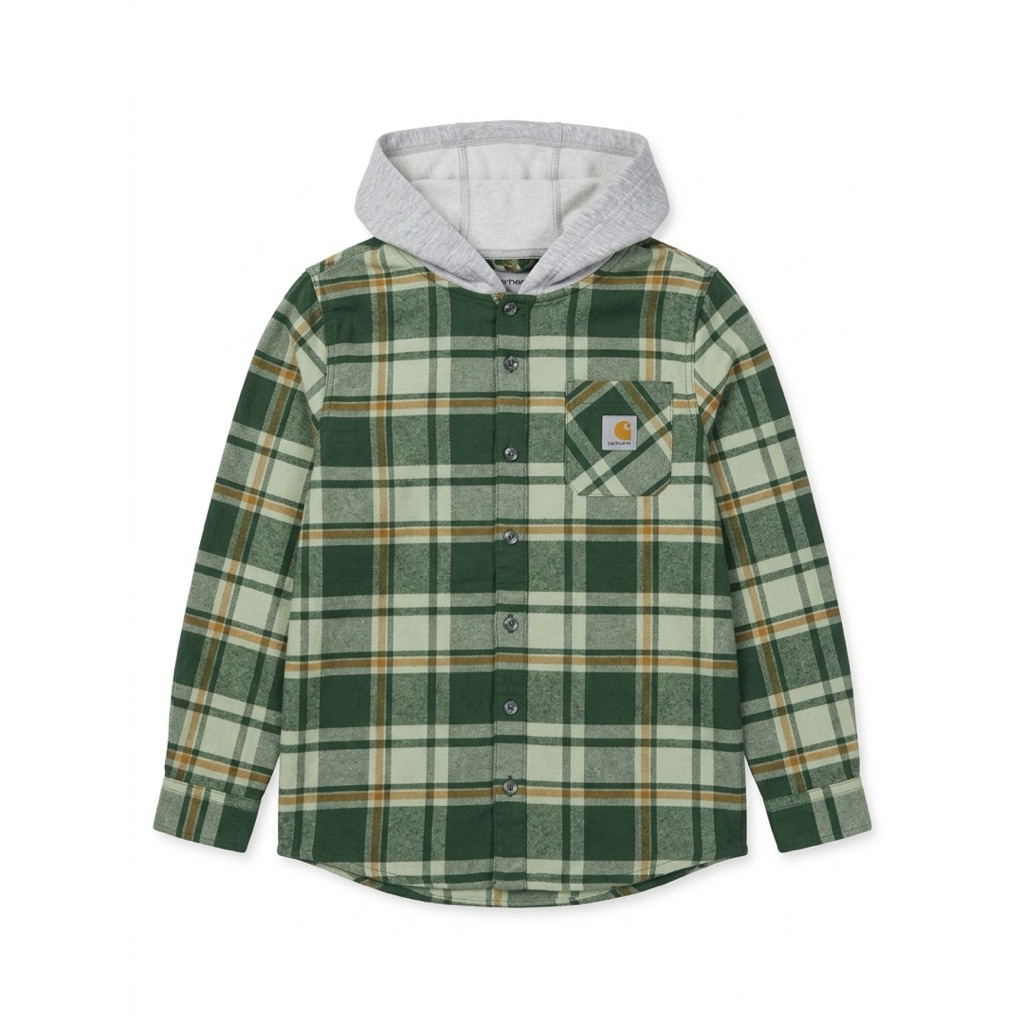 Kemeja Flanel Hoodie Carhartt Junior Anak Laki Laki Kemeja Flanel Anak Laki Laki Carhartt Original