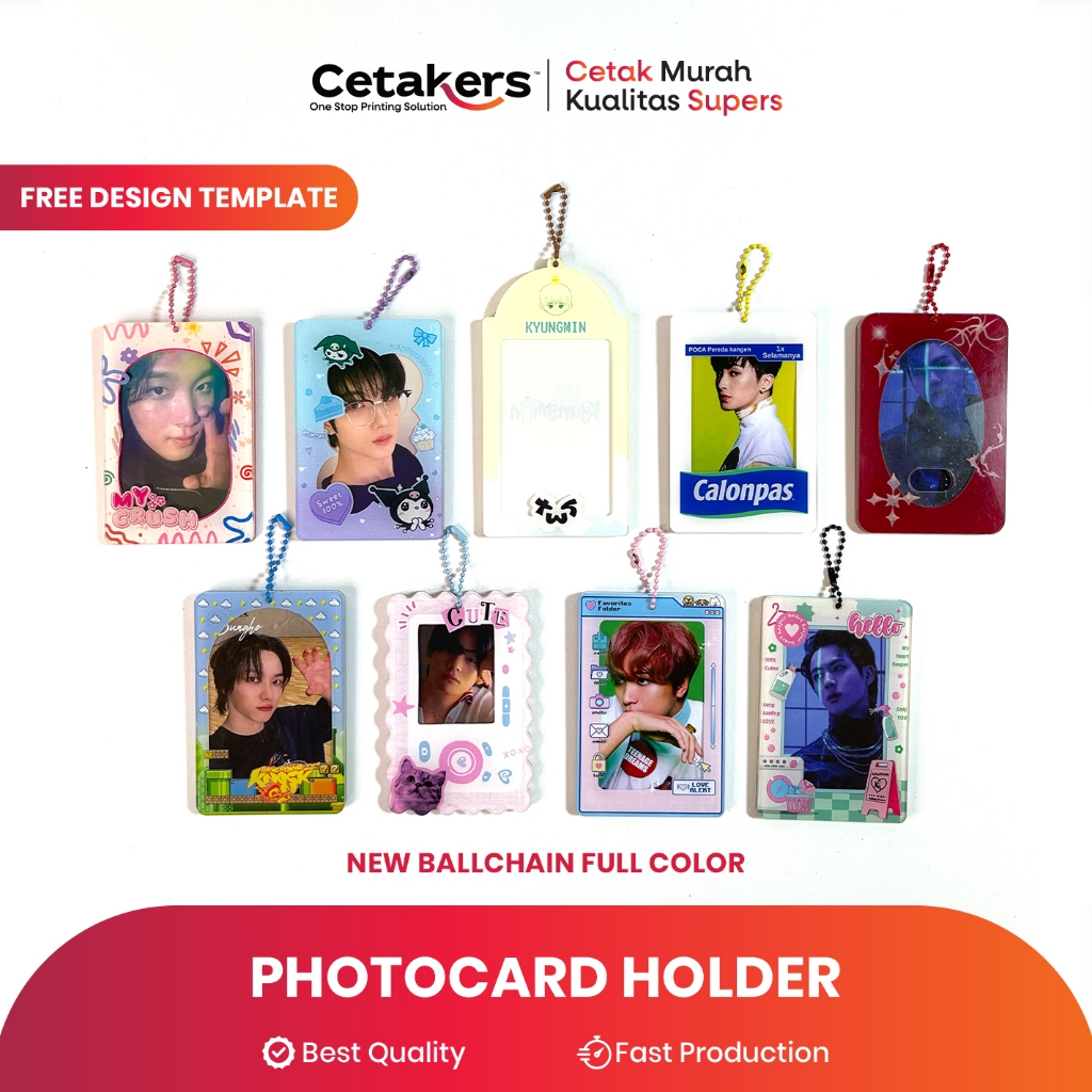 PHOTOBOOK AKRILIK PHOTOCARD HOLDER KPOP CUSTOM UNIK