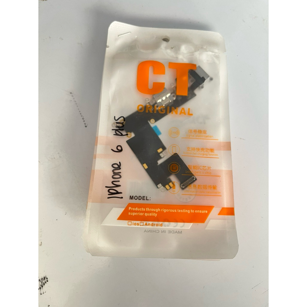 FLEXIBLE CHARGER IPHONE 6 PLUS FULL KOMPONEN IC ORIGINAL
