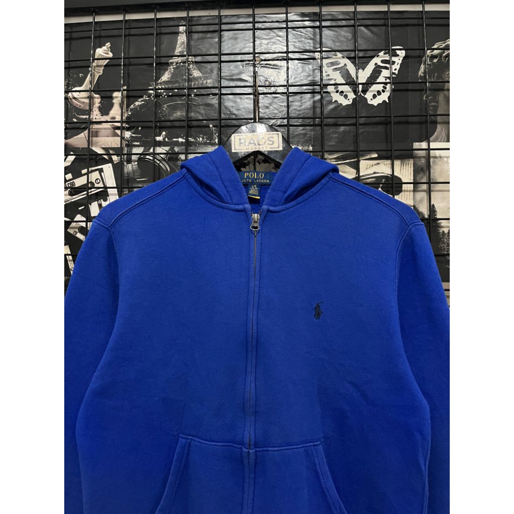 zipper hoddie polo ralph lauren size S