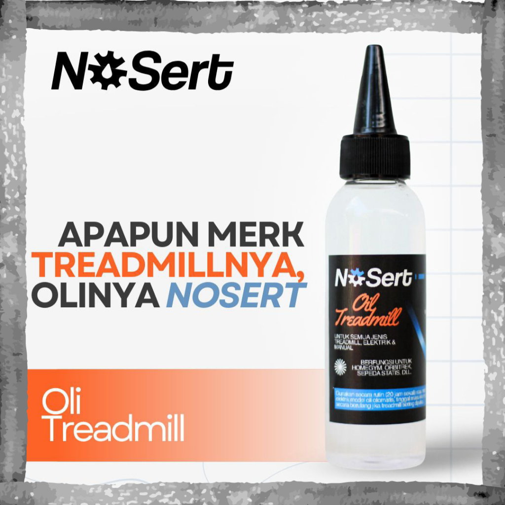 Oil treadmill NO SERT minyak pelumas oli treadmill sepeda statis homegym alat fitness orbitrack