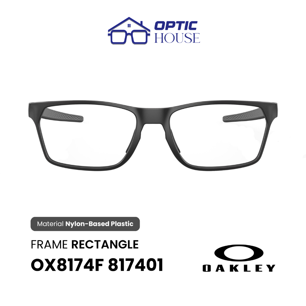 Oakley OX8174F Hex Jector Eyeglasses 817401 Satin Black