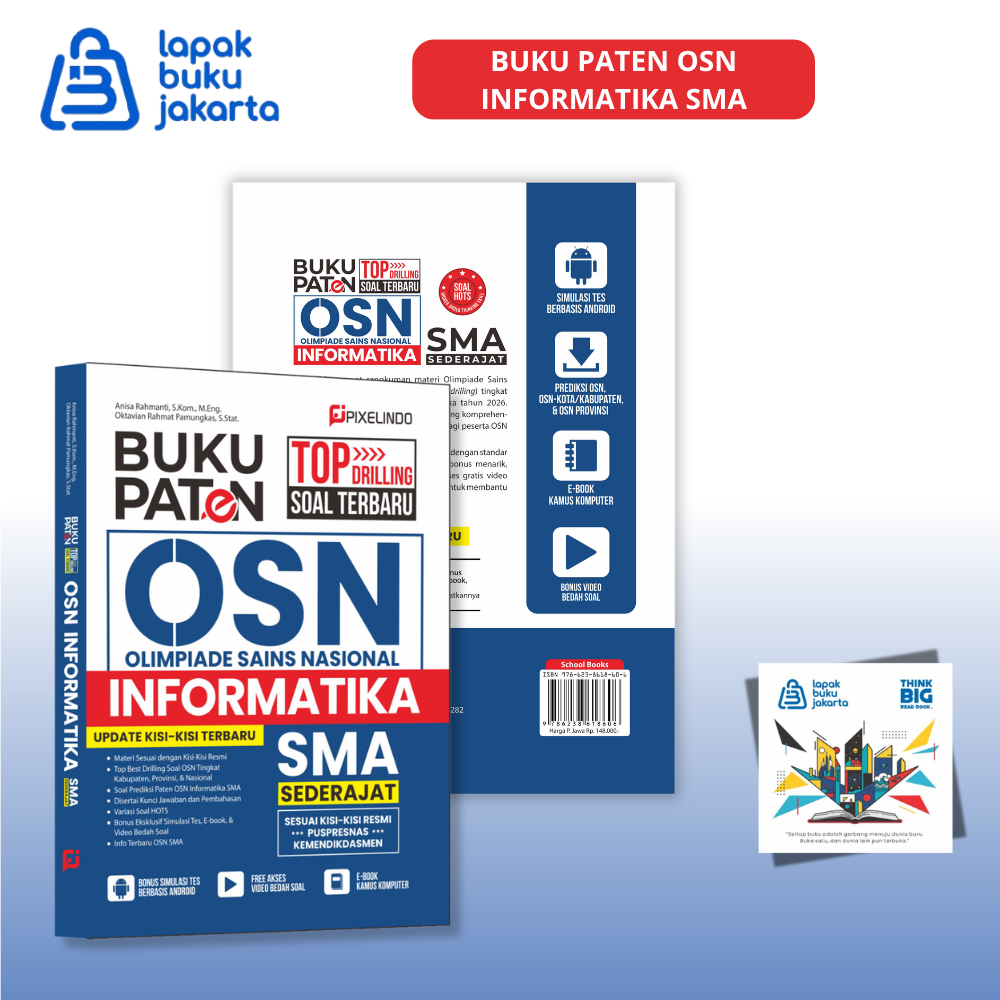 Buku Paten Olimpiade Sains Nasional Informatika SMA/MA (OSN Informatika SMA/MA)