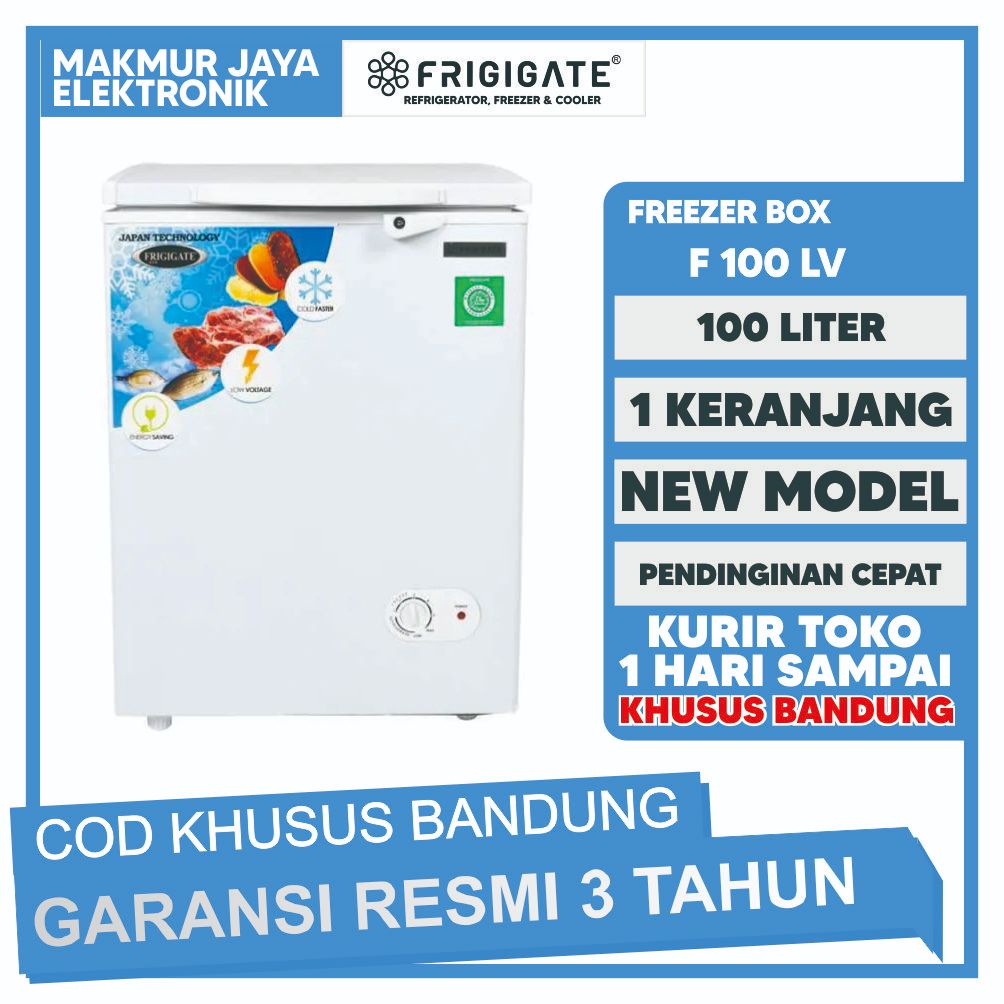 FREEZER FROZEN FOOD CHEST FREEZER FRIGIGATE CF-100LV 100Liter Frozen Food Pendingin Makanan BERGARAN