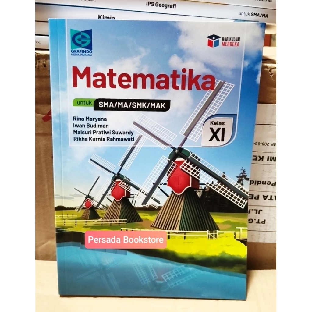 Buku Matematika Kelas 11 SMA Kurikulum Merdeka Grafindo