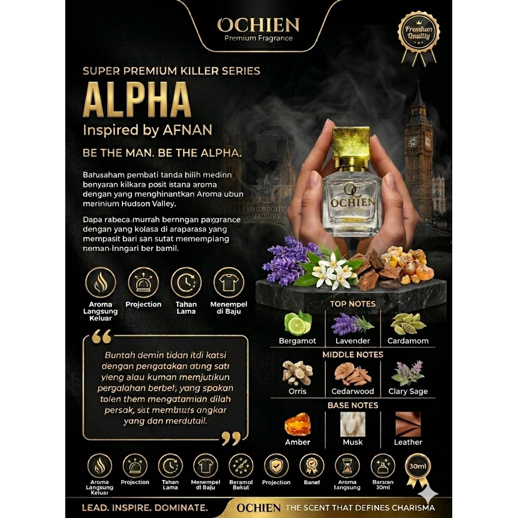 ALPHA HMNS Parfum Pria Maskulin Modern