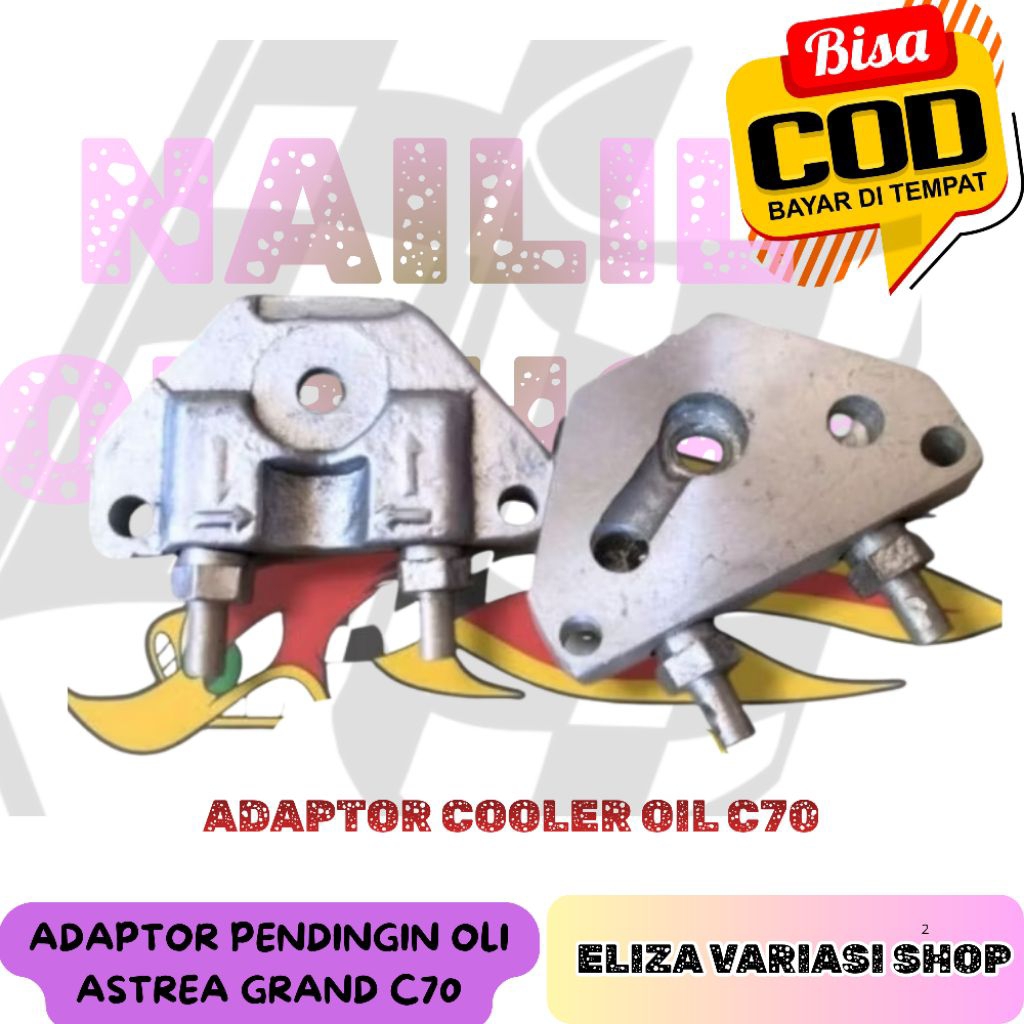 ADAPTOR OIL COOLER ASTREA GRAND C70 PREMIUM CLASS (TERBAIK)
