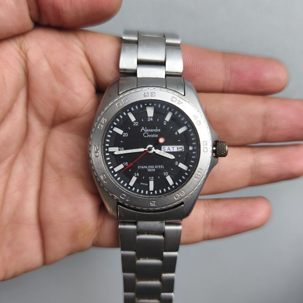JAM TANGAN ALEXANDRE CHRISTIE VINTAGE BEKAS SECOND