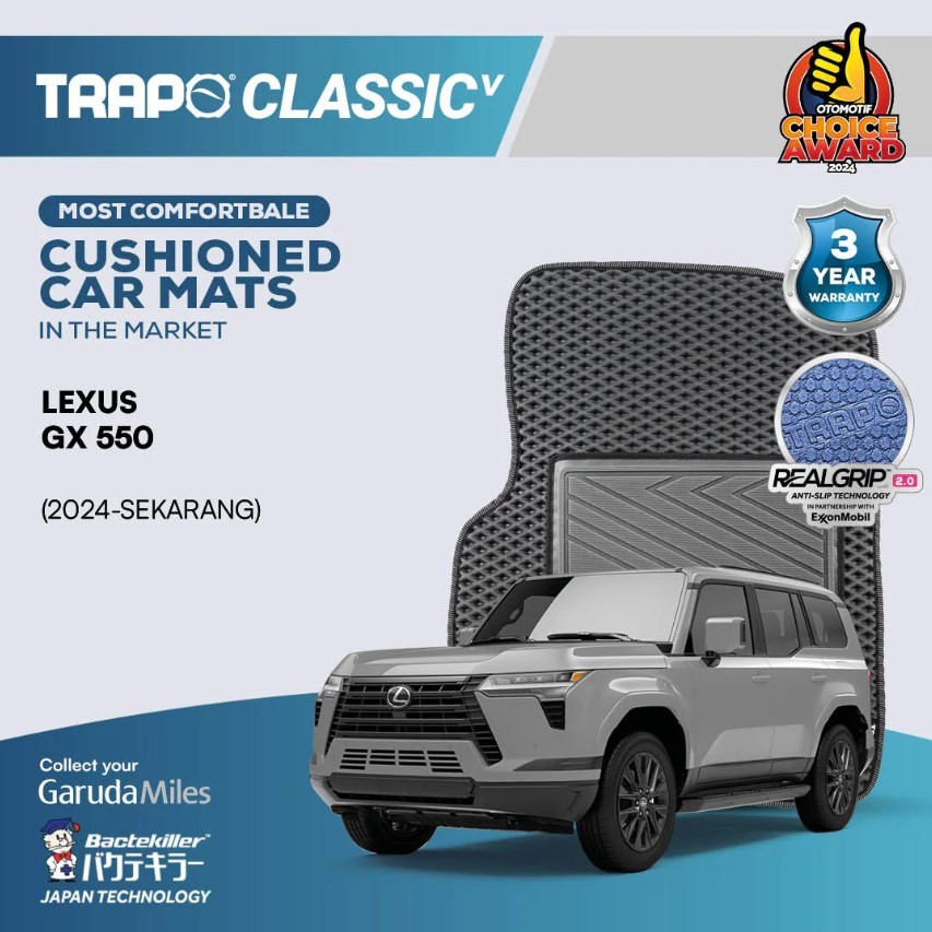Trapo Karpet Mobil Classic V LEXUS GX 550 (2024-Sekarang)
