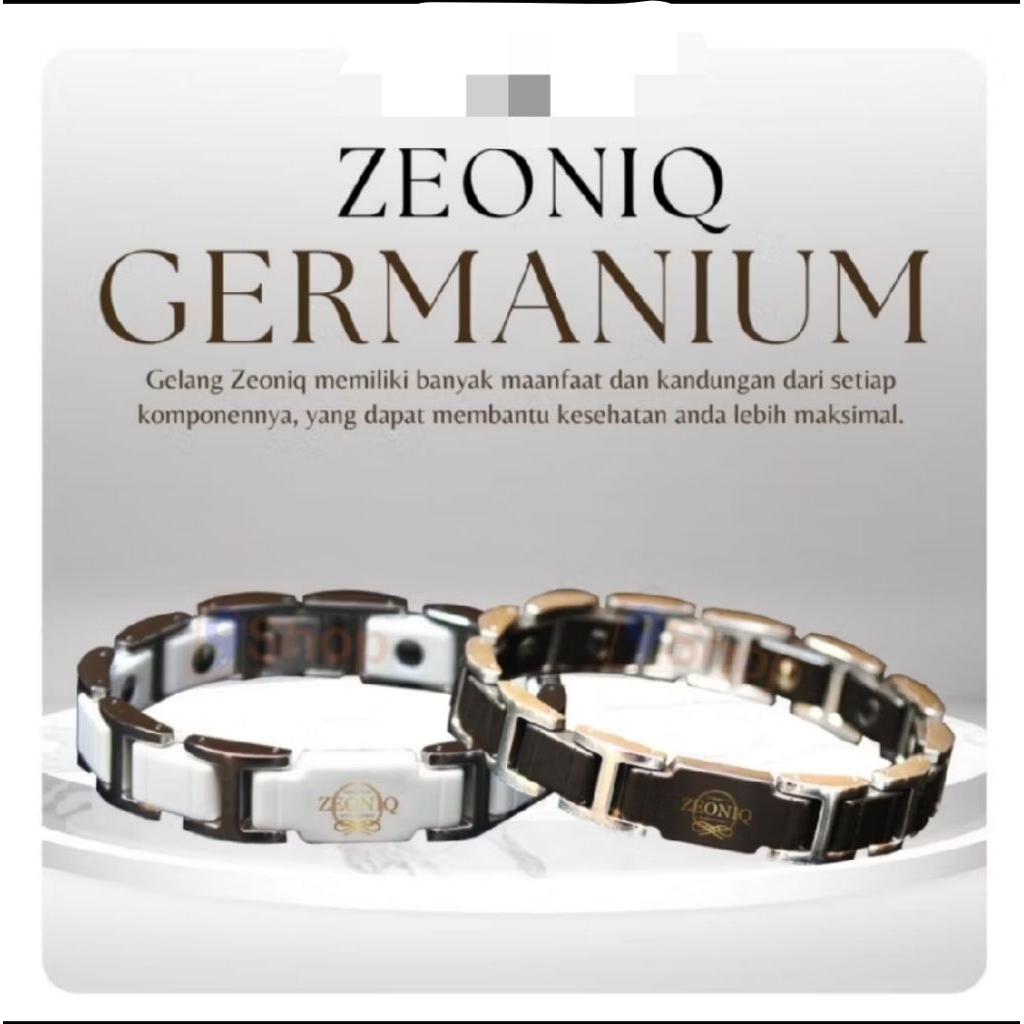 Gelang Kesehatan Zeoniq Germanium Asli Korea - Batu Gwisamunsok Gelang Terapi Kesehatan