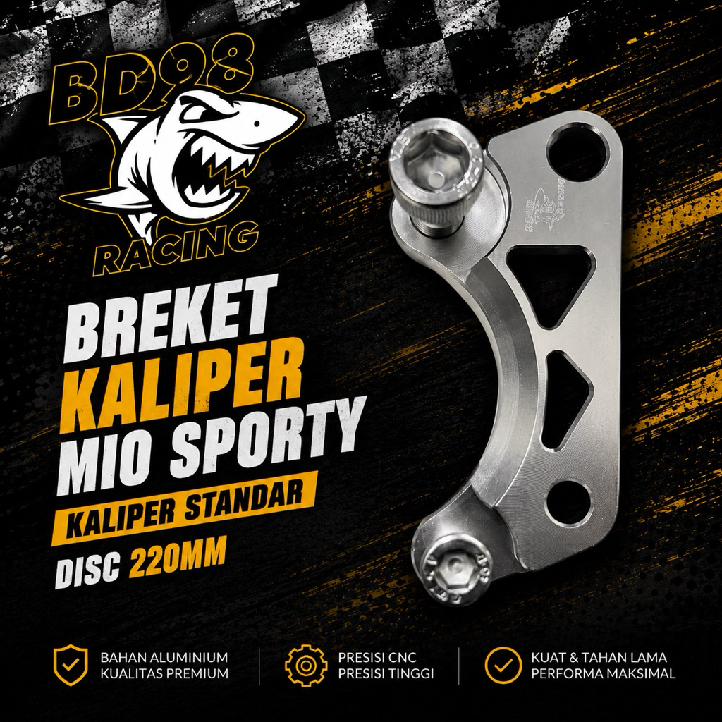 BREKET KALIPER STANDAR MIO SPORTY DISC CAKRAM 220mm