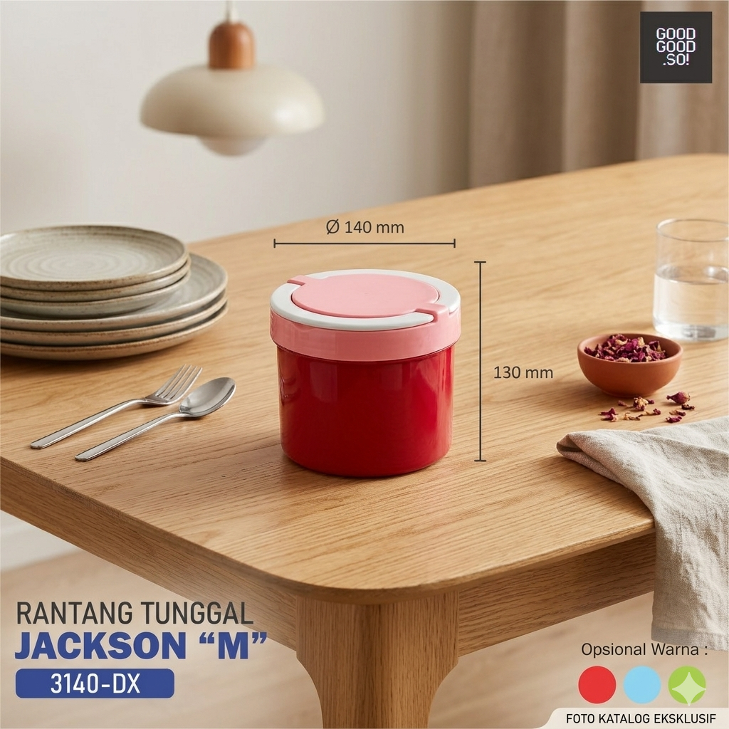 RANTANG JACKSON M / RANTANG PLASTIK / TEMPAT BEKAL MAKANAN