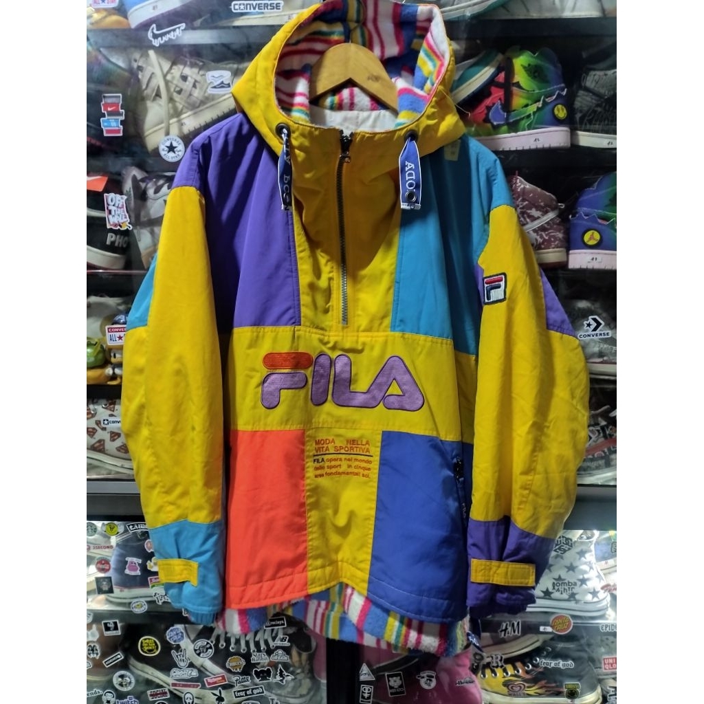 JACKET WINBREAKER FILA SKI VINTAGE COLORBLOCK