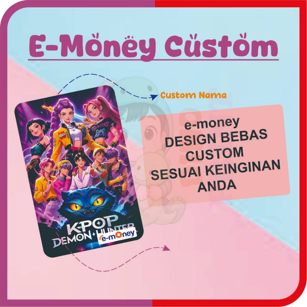 Custom Kartu E-Toll E-money Mandiri / Flazz BCA Print E-Toll Card | E-Money Mandiri