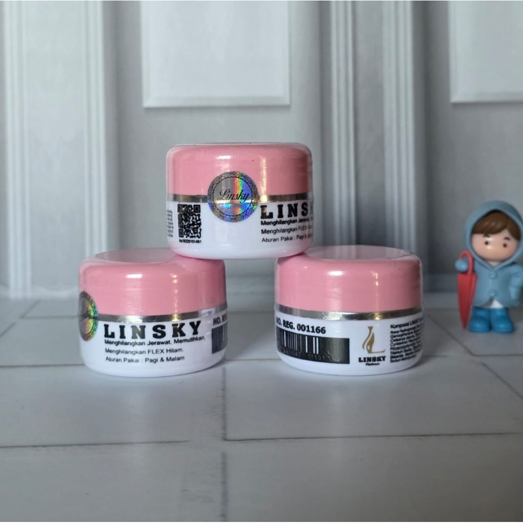 Linsky Pink Kulit Wajah Berjerawat Original