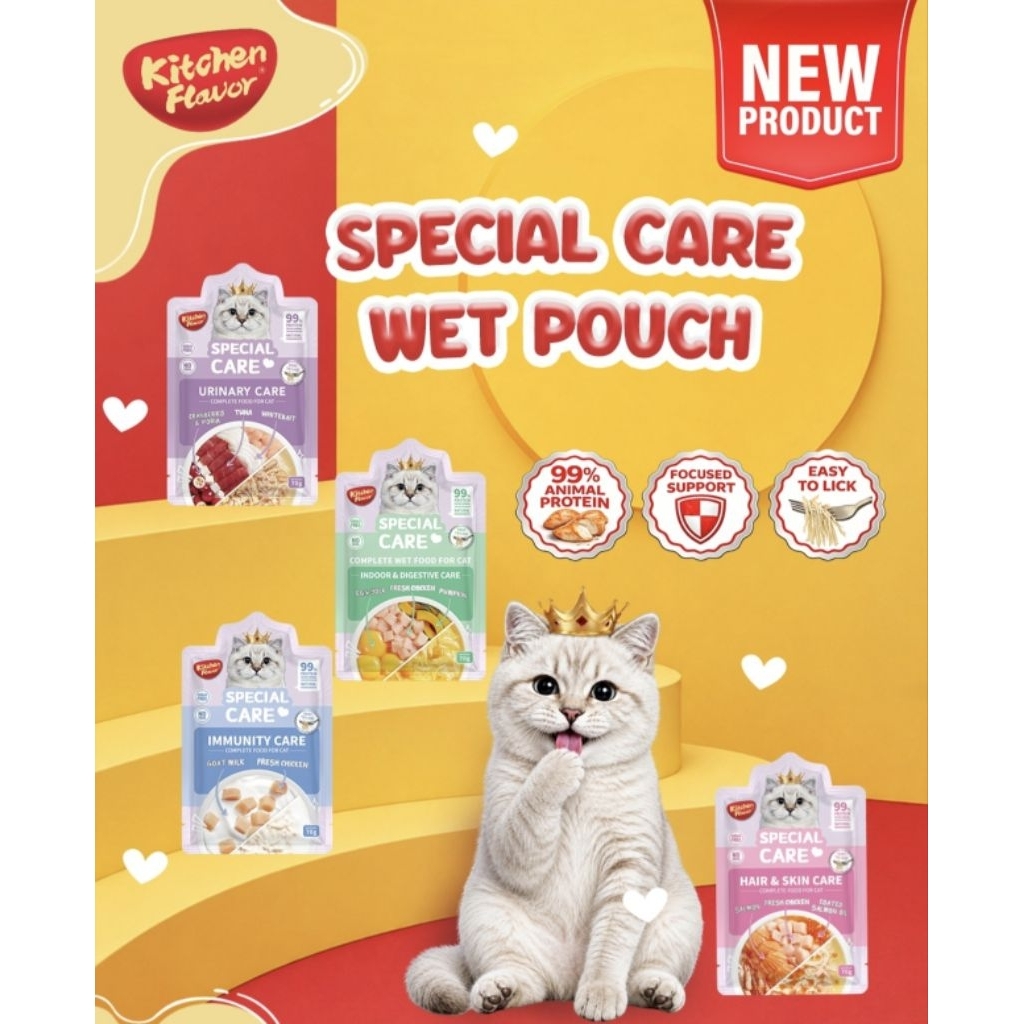 ​Kitchen Flavor Special Care Wet Food for Cat (70gr)