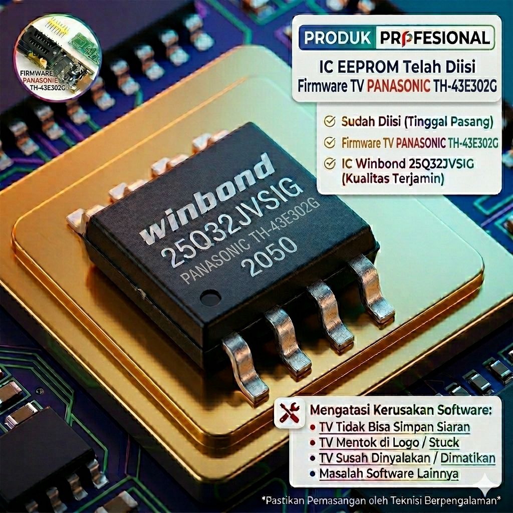 PANASONIC TH-43E302G ic eprom isi firmware