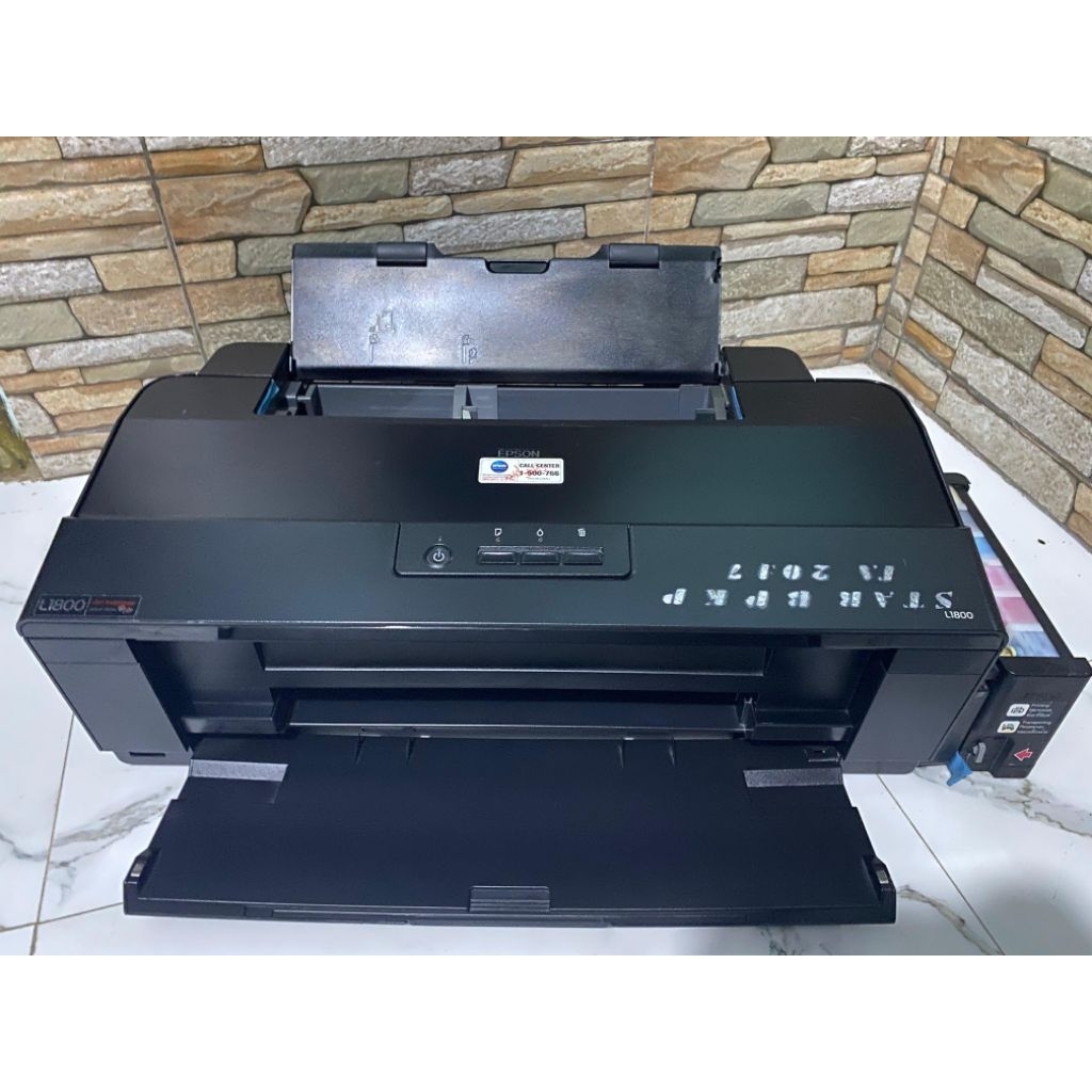 Printer Epson L1800 A3+  tinta 6 warna kosongan ready tinggal pasang ( PH )
