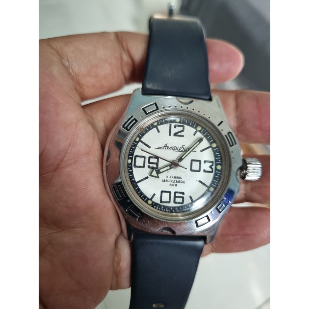 jam tangan vostok diver rusia