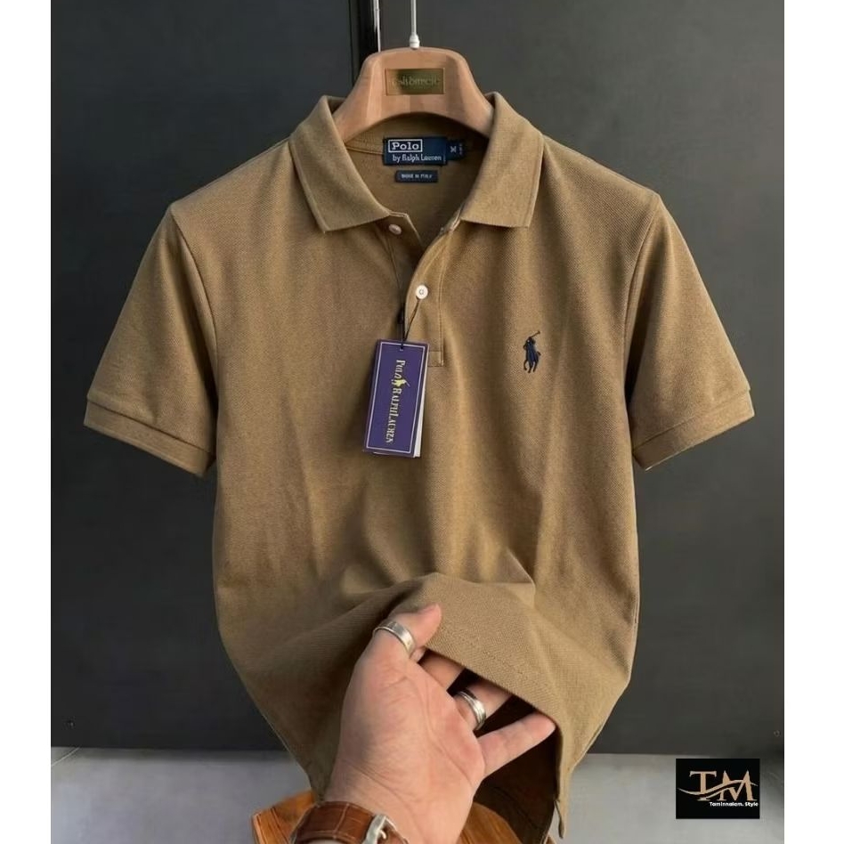 Koas Polos Pria / Baju Kaos Kerah Pria Branded /Koas Krah Polo Shirt Pria Premium HQ