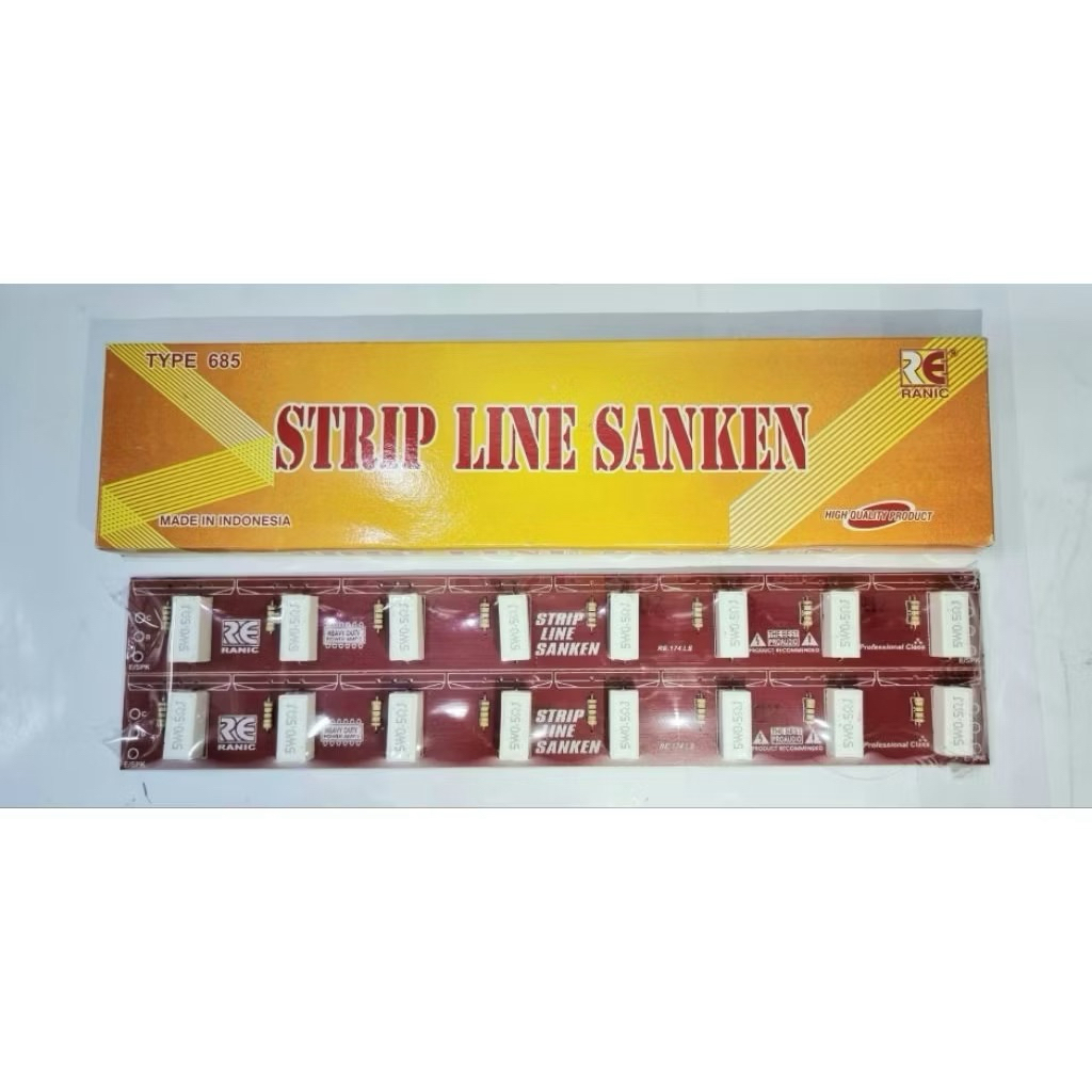 RANIC STRIP LINE SANKEN TYPE (685) 8SET/8PASANG TR SANKEN