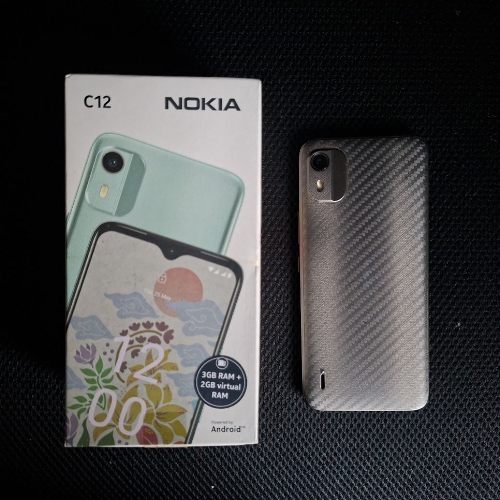 Nokia C12 android 3/64 likenew istimewa langka