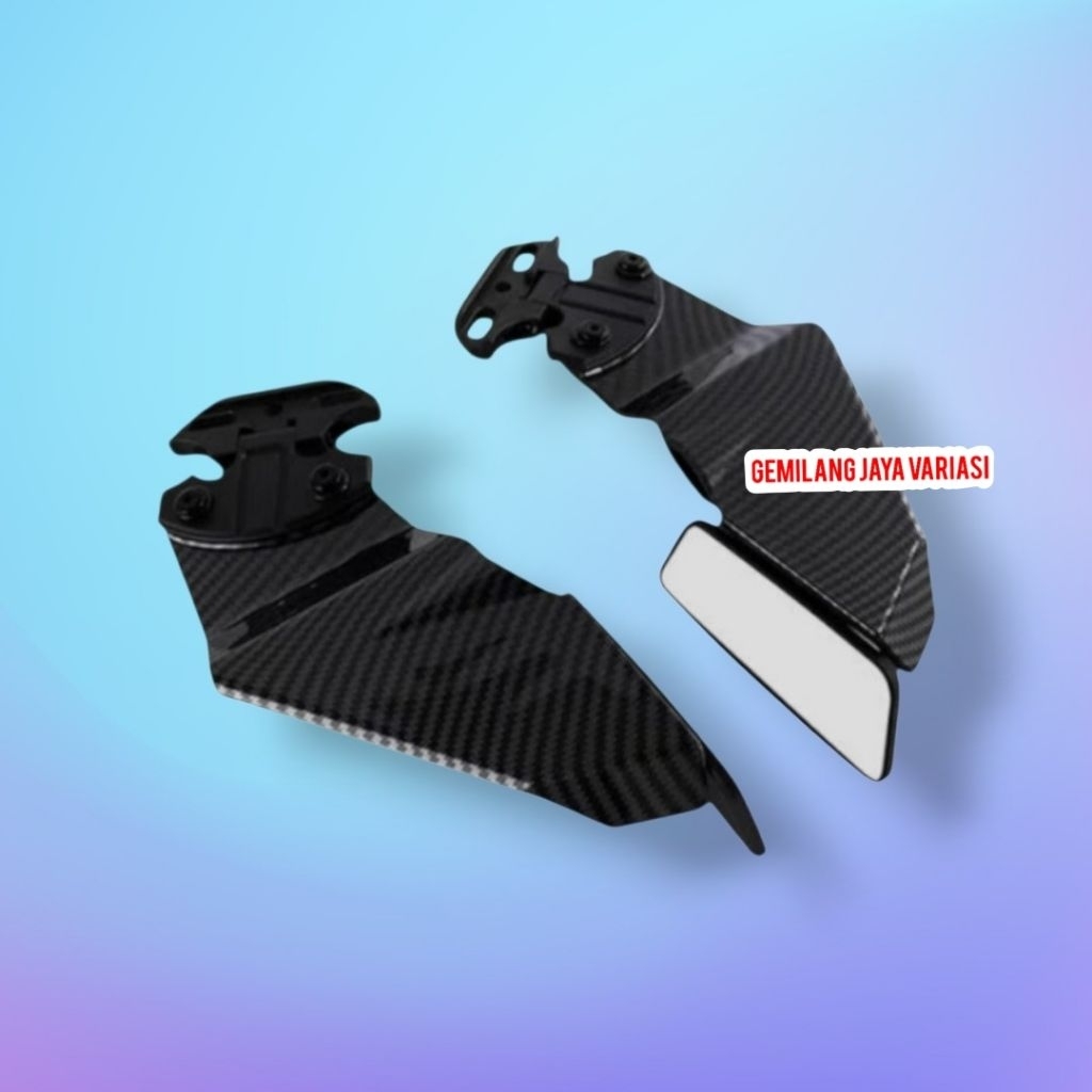 SPION WINGLET AERO H2 CARBON MOTOR NINJA R15 CBR GSX