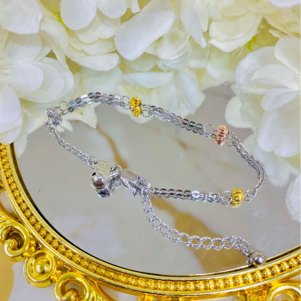 Gelang nori rapet silver