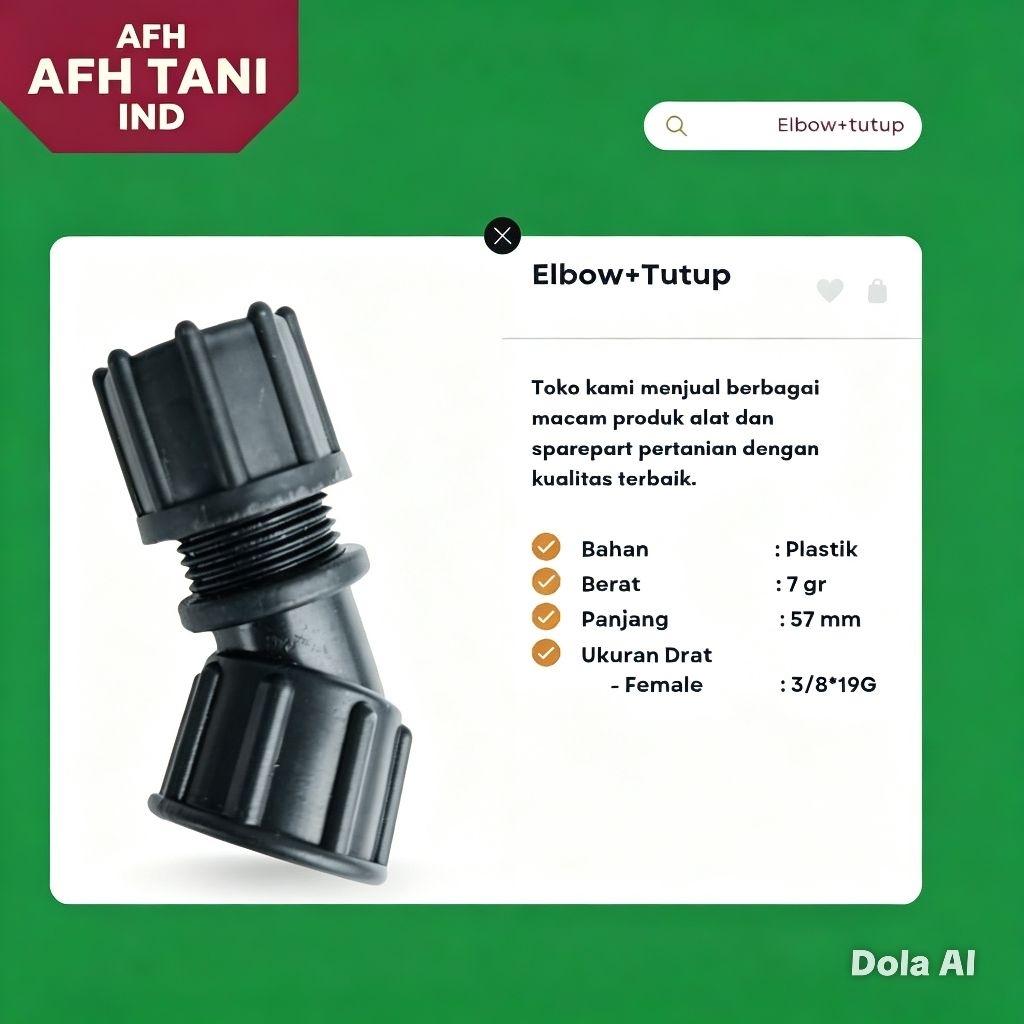 tutup nosel elbow+tutup nosel spuyer manual tembak sprayer solo 15 german 15 panda 15 liter