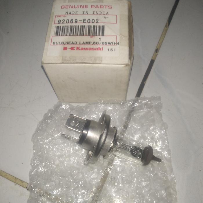 BULB HEADLAMP 60/55W H4 BOHLAM LAMPU DEPAN KAWASAKI W175 W 175 ORI OK.