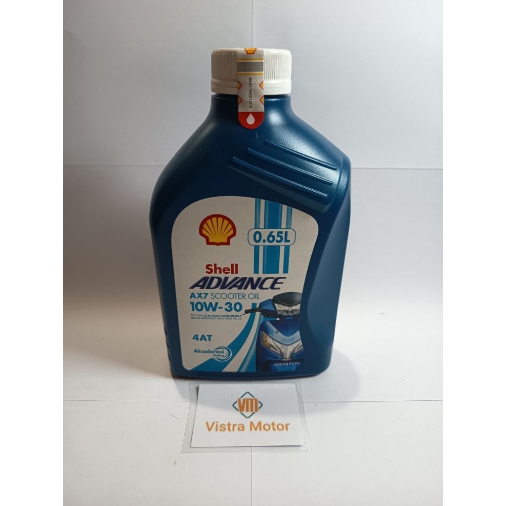 Oli Shell Matic 0,65L Beat/Scoopy/Genio 2021-2026 Original Shell Advance