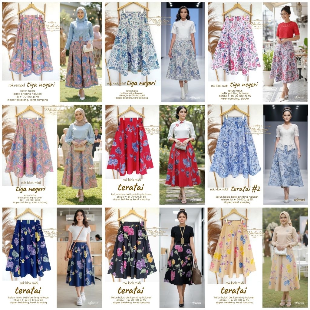 ROK BATIK BY BATIEK SOLO ROK PANJANG BATIK
