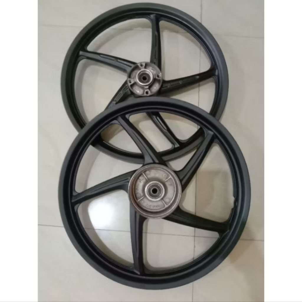 1SET VELG PELEK HONDA SUPRA X 125 KARISMA SUPRA FIT NEW TROMOL ORIGINAL COPOTAN MOTOR