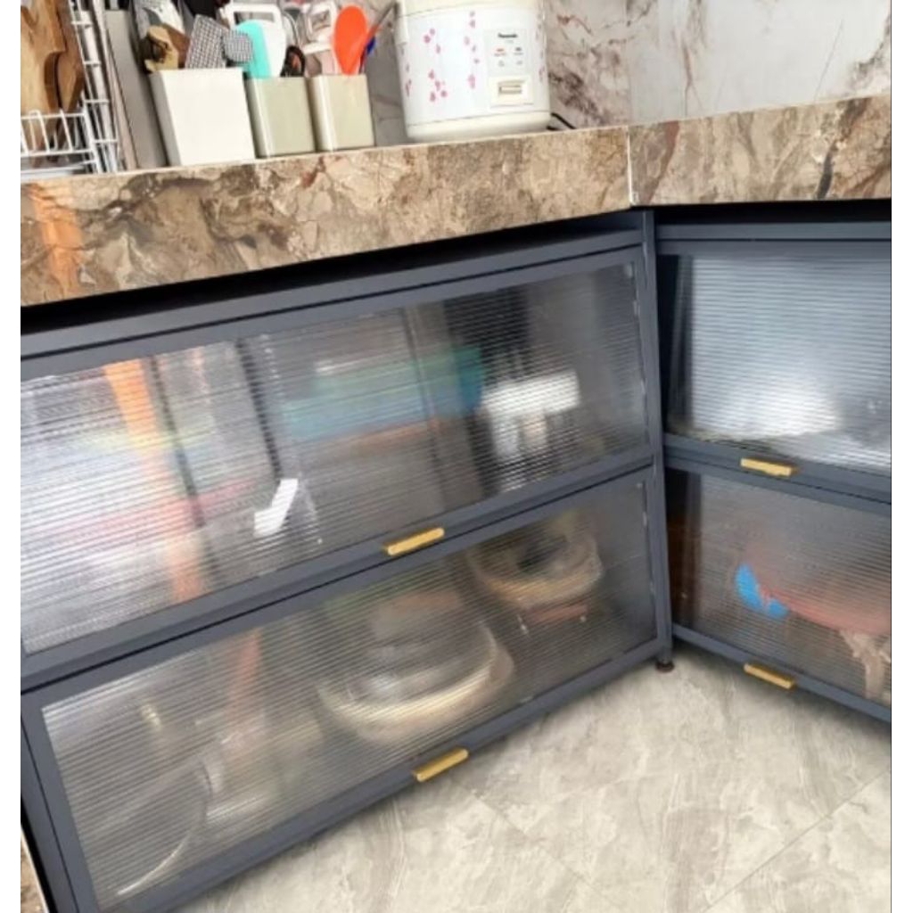 pintu kolong dapur kayu jati