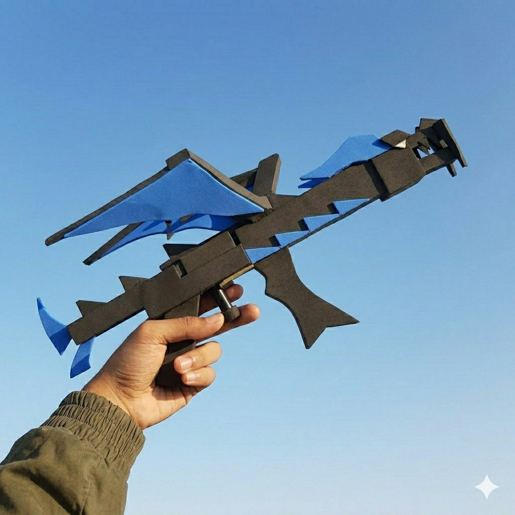 AK Draco , AK47 Blue Flame Draco , Evo Gun , Senjata Free Fire , Senjata FF ,  Free Fire, SG Naga , 