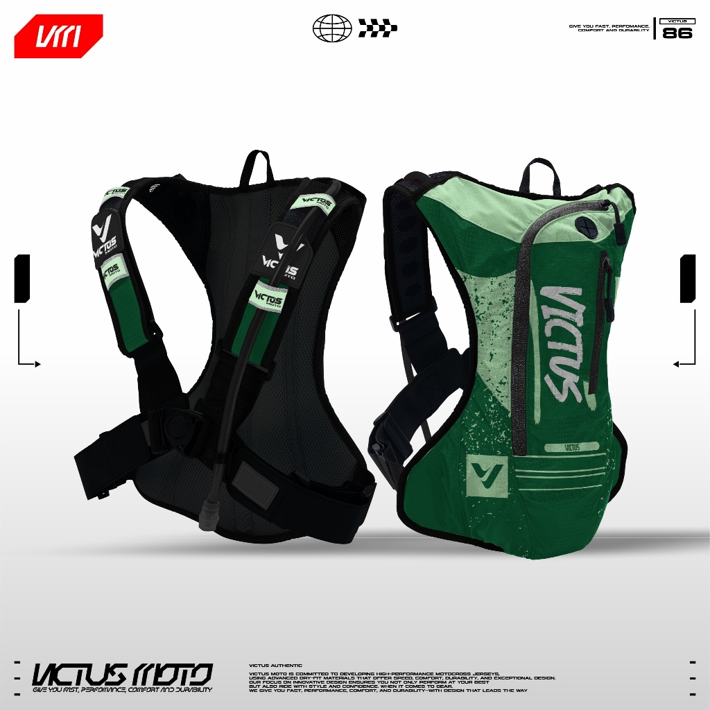 Tas Hydropack / Tas Hydrobag Enduro Trail Adventure Victus Virescens