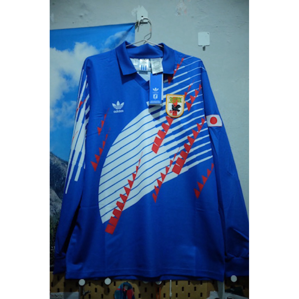 Japan Jepang Home 1992/1993 Reissue Longsleeve Jersey Original Adidas