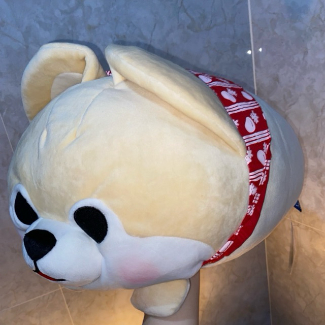 Original Japan Amuse Mameshiba Tsumeru Mochikko Giant Plush (Sasuke)