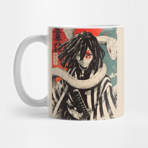 Obanai Iguro Demon Slayer Snake Chad - Anime Merch Tea Mug