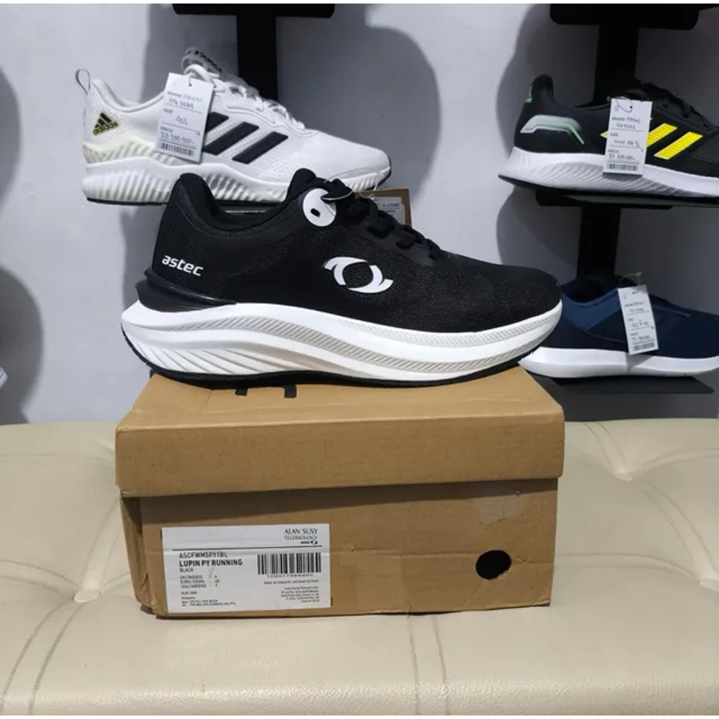 Sepatu Astec Lupin Running "Black"